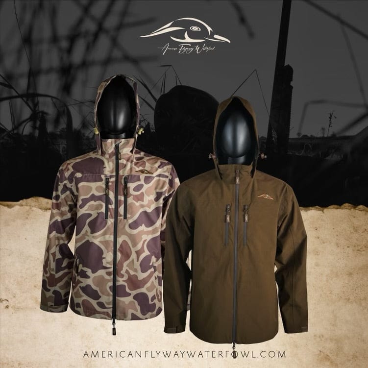 American Flyway Waterfowl Outerwear AFW OSC Lightweight Rain Jackets