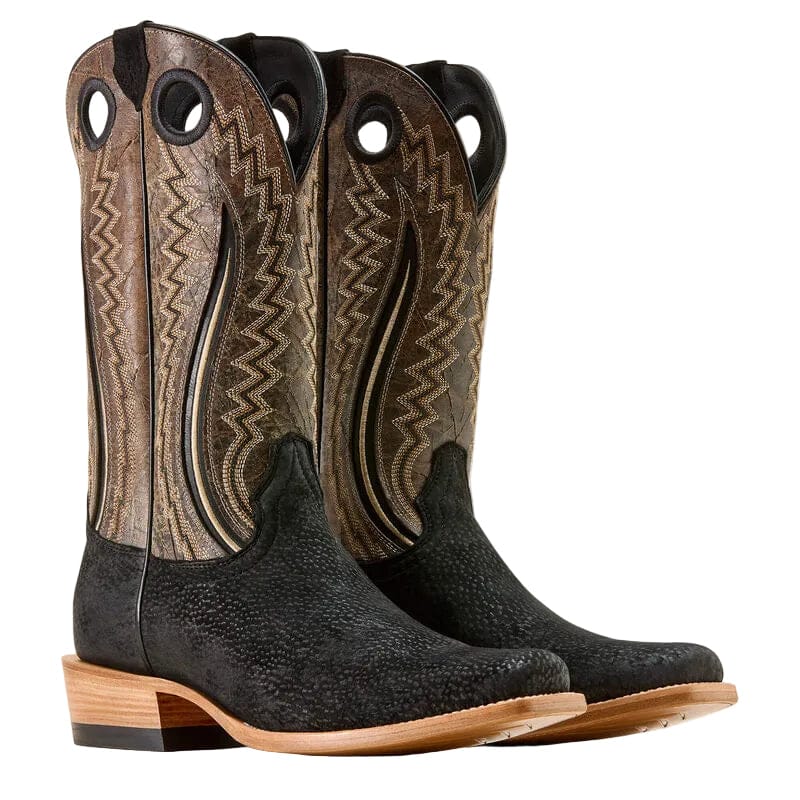 ARIAT Boots Ariat Men's Black Capincho Futurity Dualin Exotic Western Boots 10072901