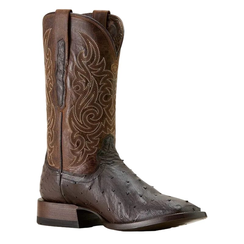 ARIAT Boots Ariat Men's Cigar Classic Cash Full Quill Ostrich Exotic Western Boots 10063775