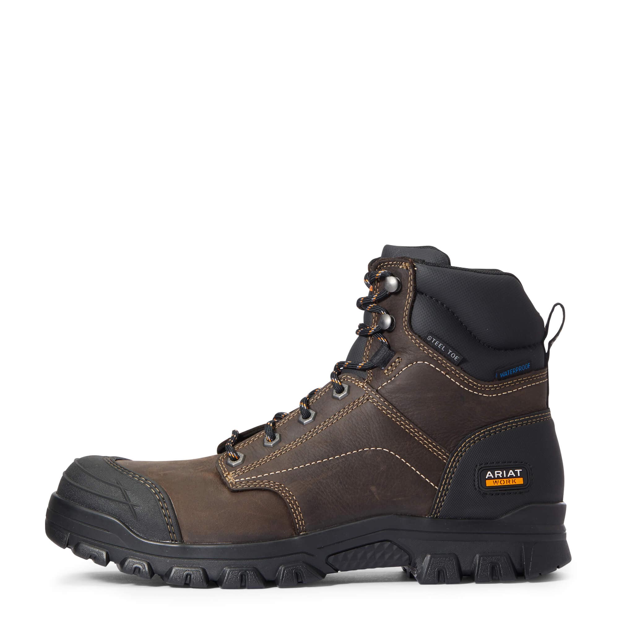 ARIAT INTERNATIONAL, INC. Boots Ariat Men's Treadfast Dark Brown Waterproof Steel Toe Work Boots 10034673