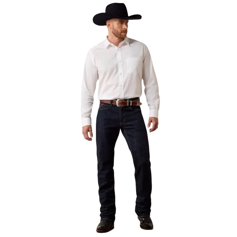 ARIAT Shirts Ariat Men's White Everything Classic Fit Western Shirt 10072739