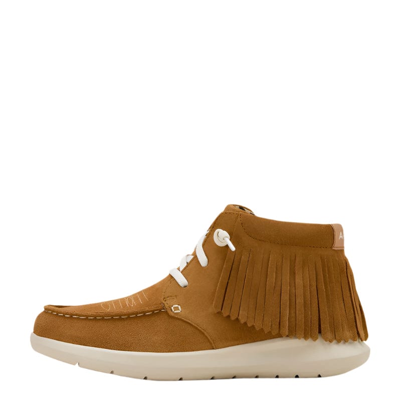 ARIAT Shoes Ariat Women's Hilo Wheat Suede High Top Fringe Shoe 10061166