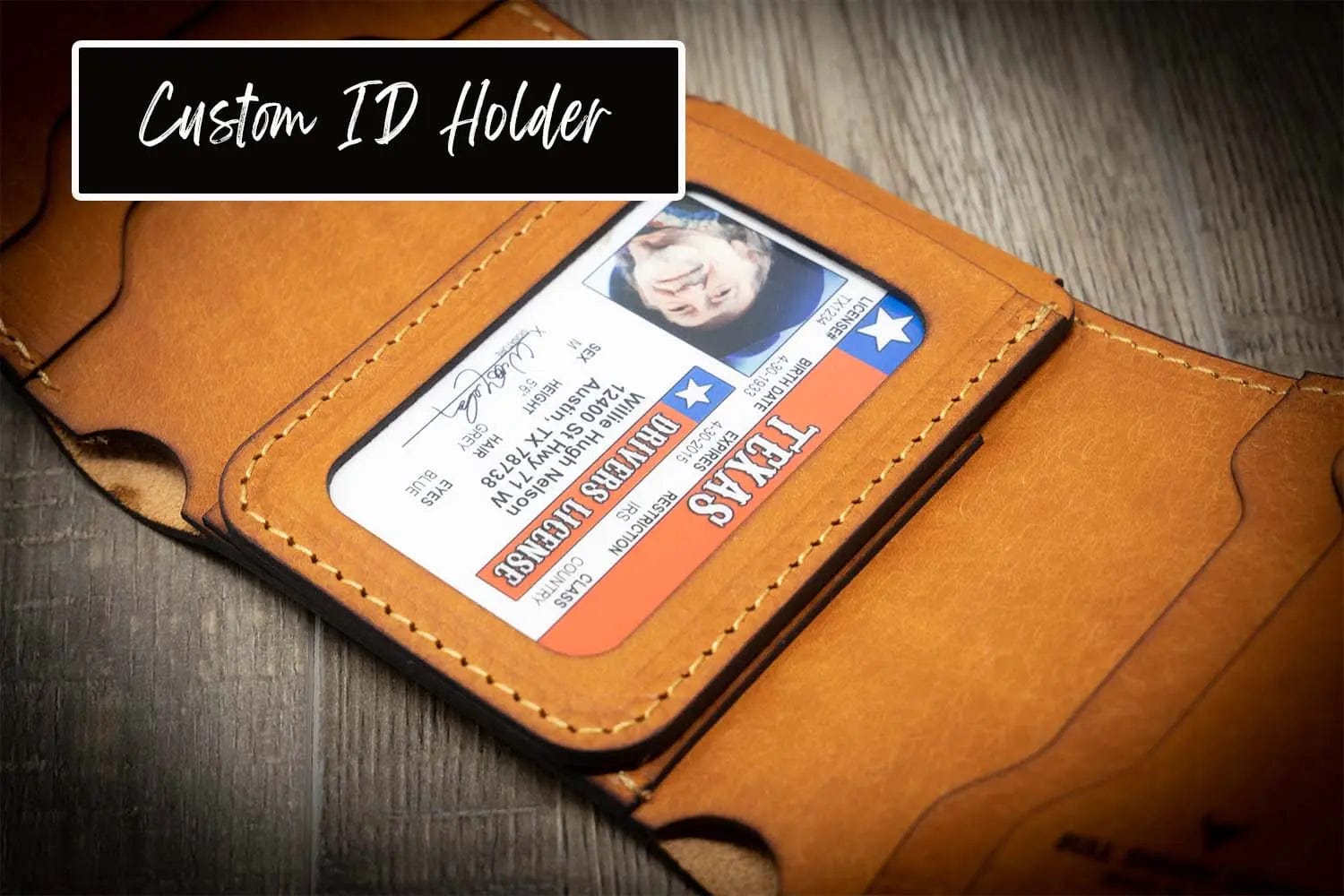 Bull Sheath Leather Leather Wallet The Trinity Trifold Wallet - Chestnut Brown