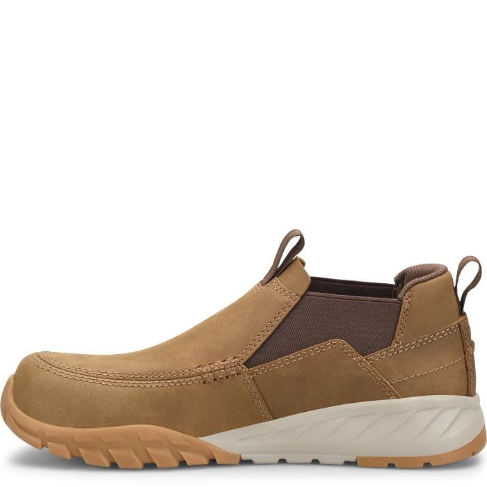 Carolina Shoes Carolina Men's Force Brown Composite Toe Slip On Shoes CA5595