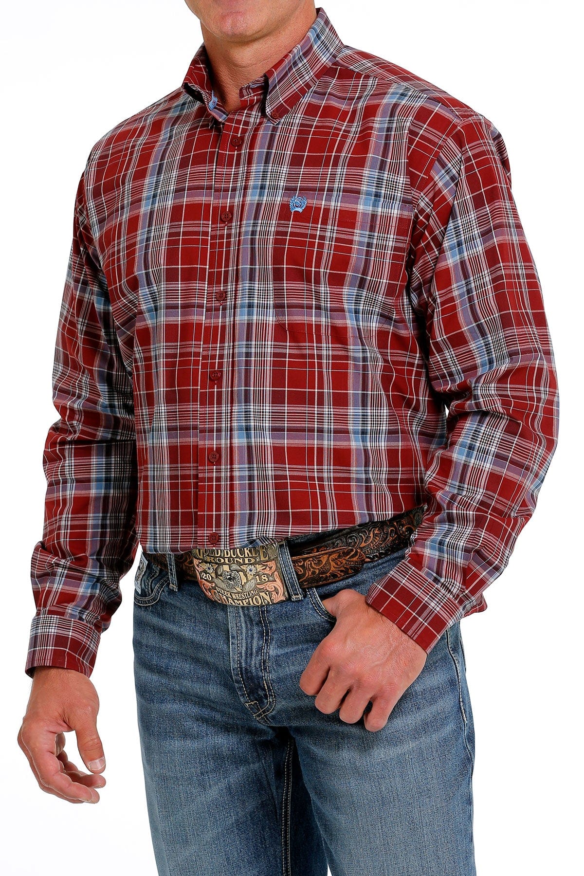 CINCH Mens - Shirt - Woven - Long Sleeve - Button MTW1105620