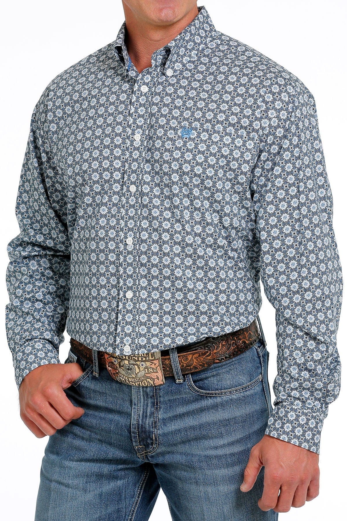 CINCH Mens - Shirt - Woven - Long Sleeve - Button MTW1105628