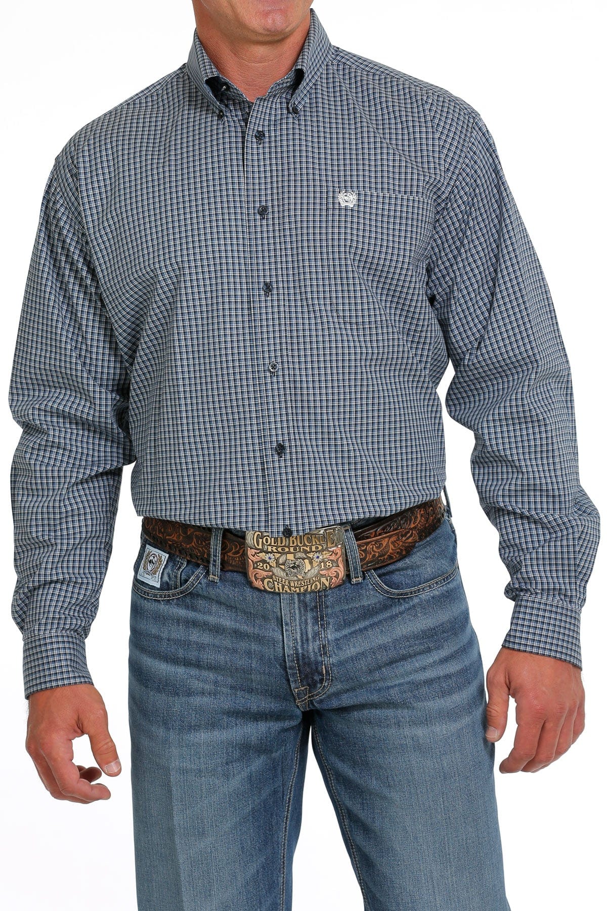 CINCH Mens - Shirt - Woven - Long Sleeve - Button MTW1105632