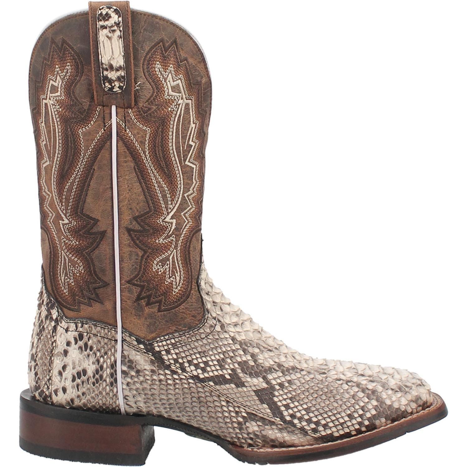 DAN POST Boots Dan Post Men's Brutus Natural/Brown Python Cowboy Boots DP4917