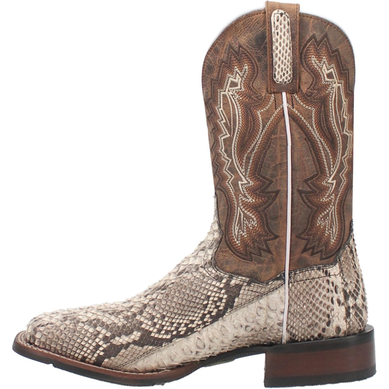 DAN POST Boots Dan Post Men's Brutus Natural/Brown Python Cowboy Boots DP4917
