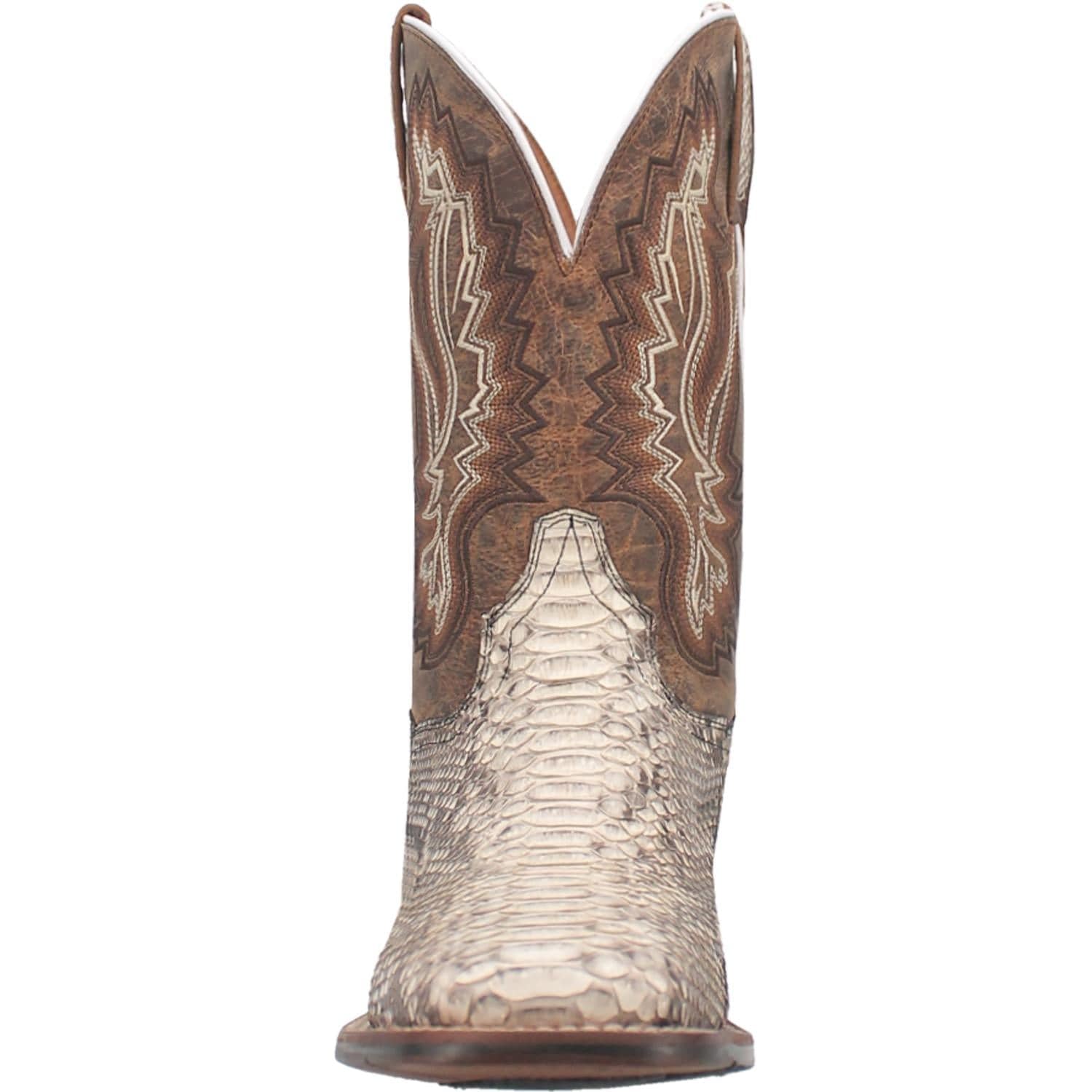 DAN POST Boots Dan Post Men's Brutus Natural/Brown Python Cowboy Boots DP4917