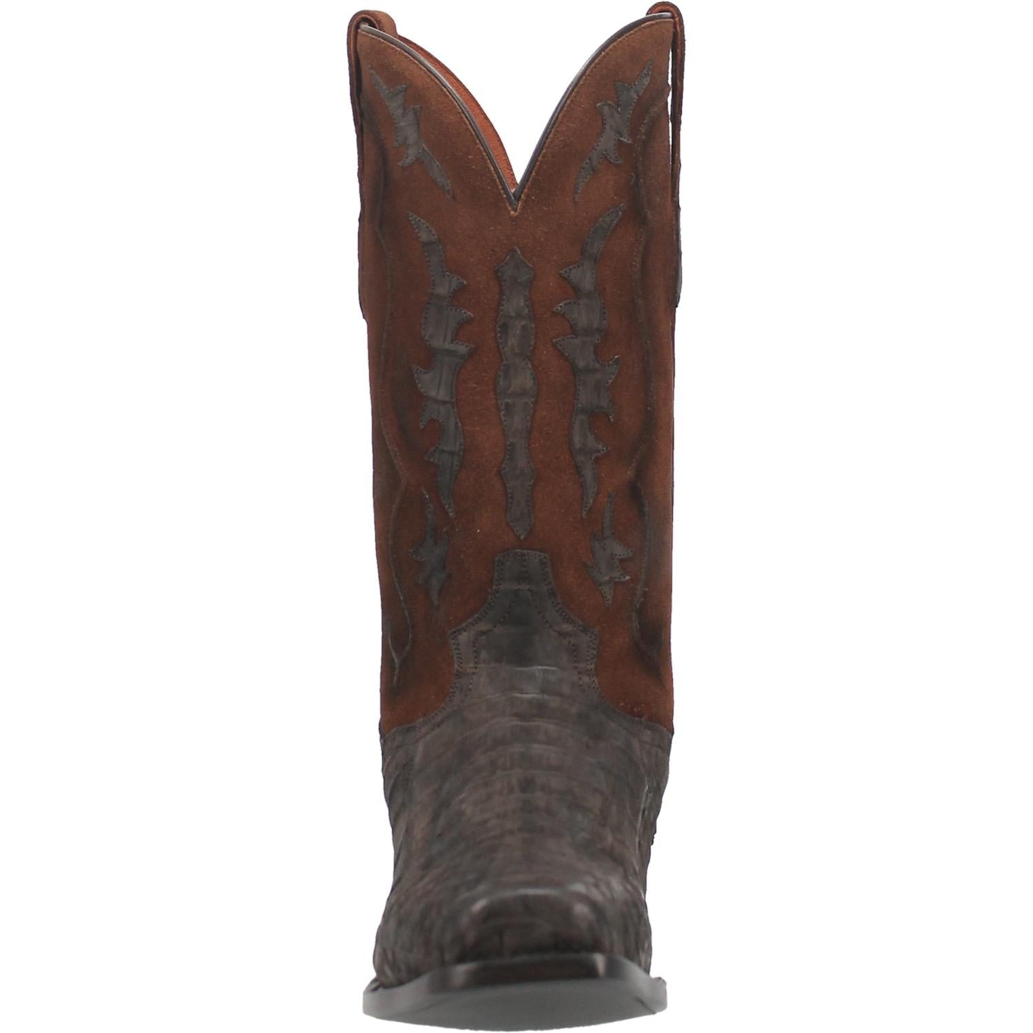 DAN POST Boots Dan Post Men's Stalker Brown Caiman Western Boots DP3089
