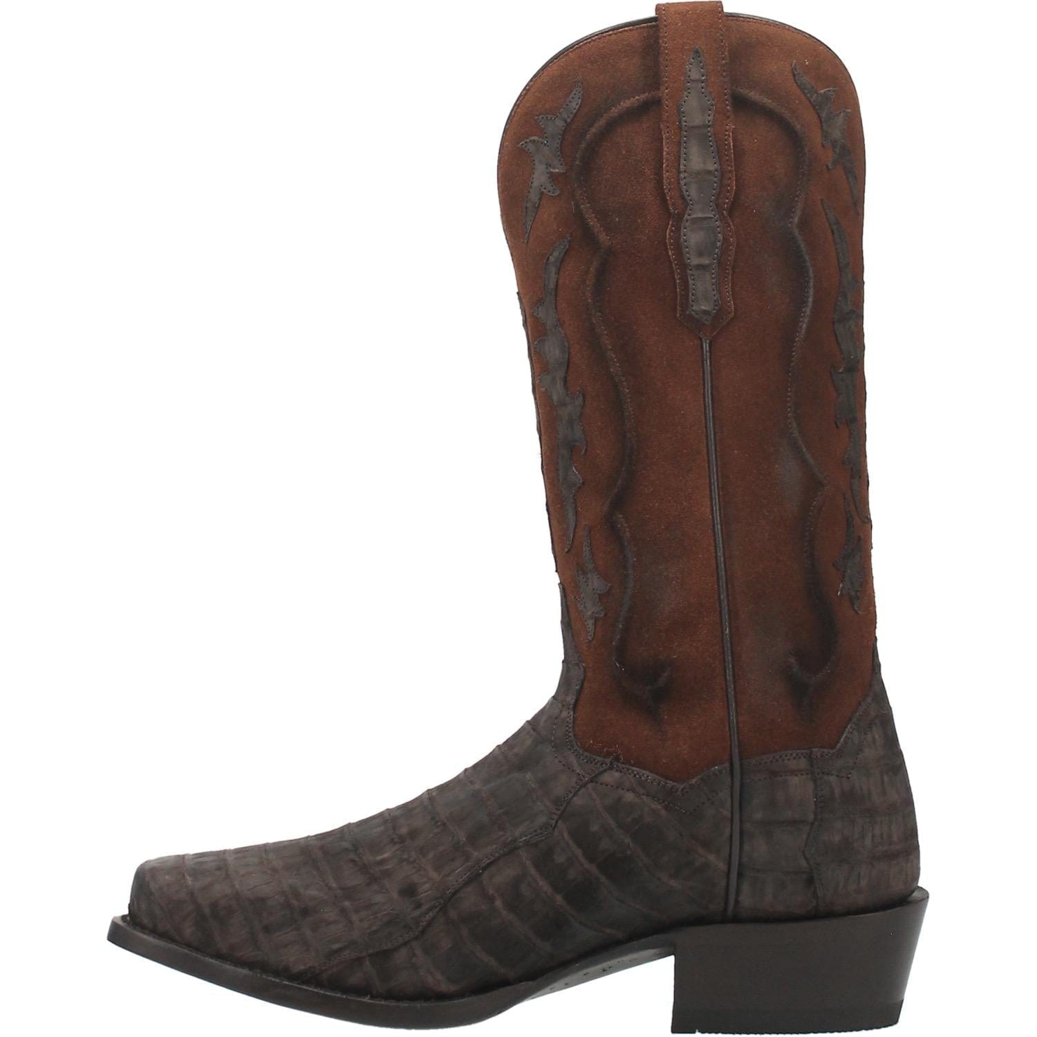 DAN POST Boots Dan Post Men's Stalker Brown Caiman Western Boots DP3089