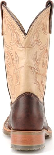 HH BROWN Boots Double H Men's ICE Graham Brown Bison and Echo Taupe Roper Boots DH4305