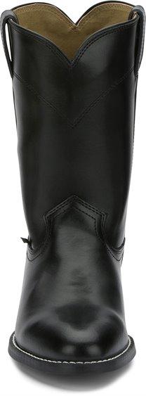 Justin Boots Boots Justin Men's Farm & Ranch Temple Black Roper Cowboy Boots JB3000