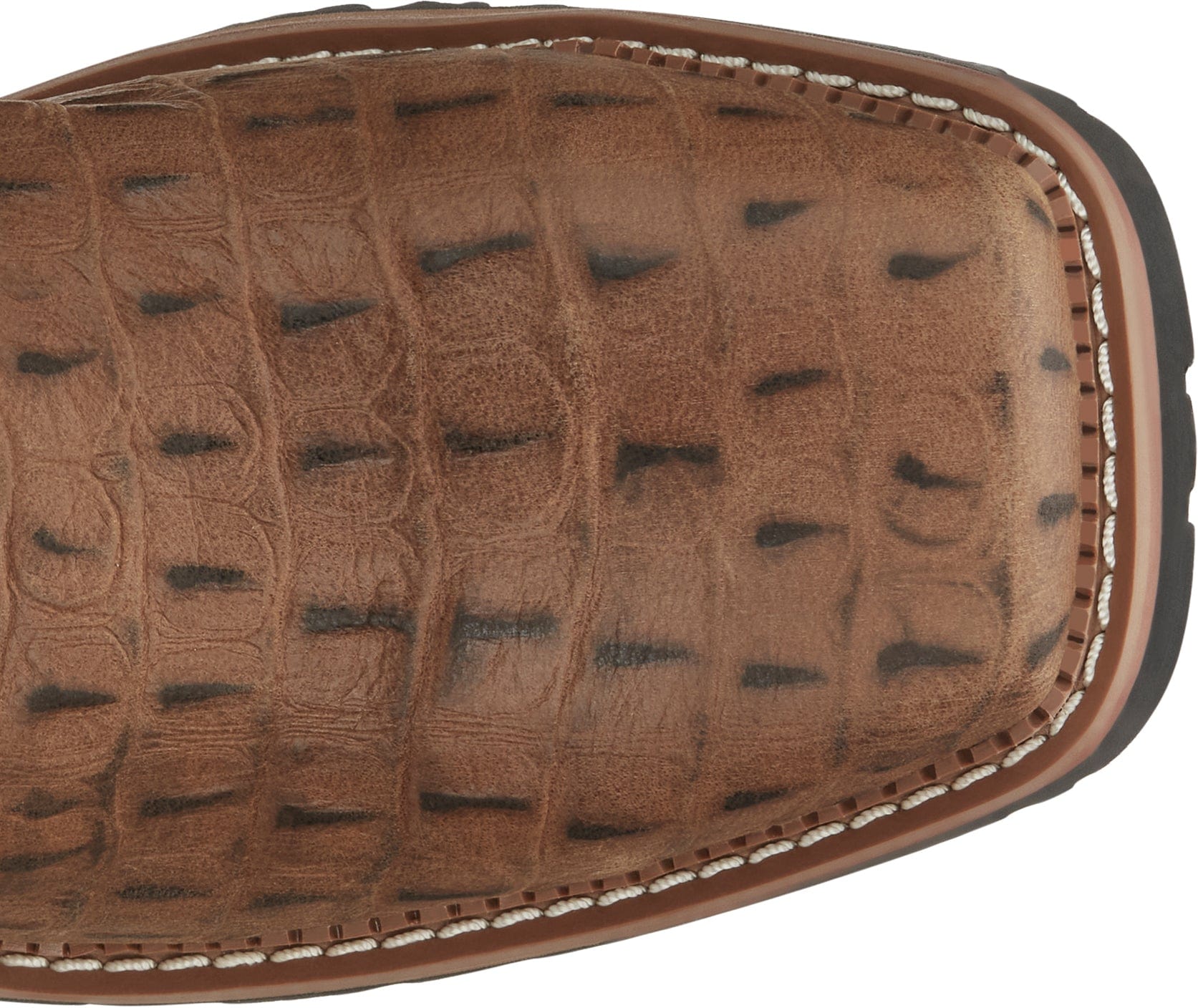 Justin Boots Boots Justin Men’s Hybred Derrickman Caramel Croc Print Comp Toe Work Boot SE4839