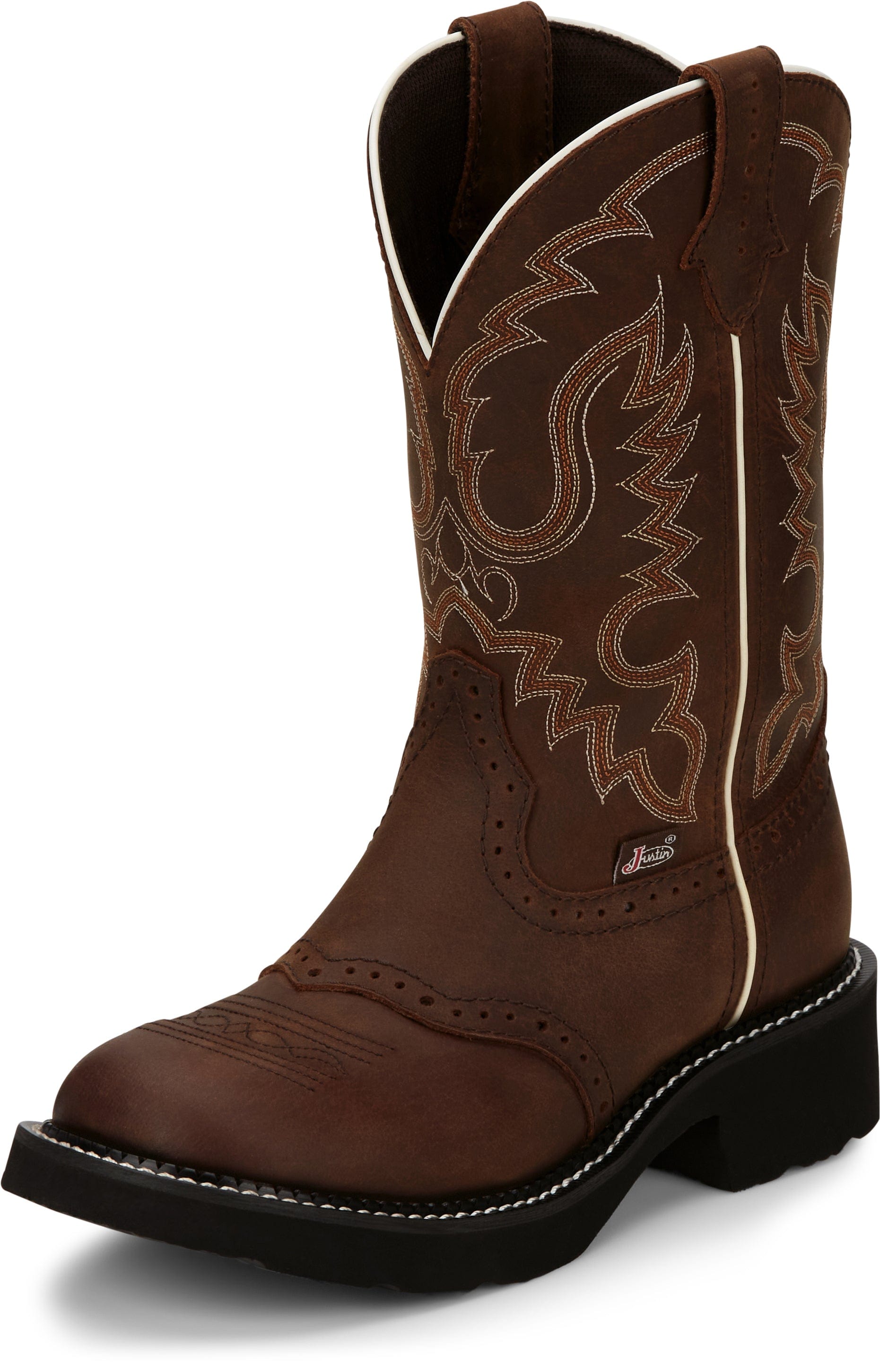 Justin Boots Boots Justin Women's Gypsy Inji Aged Bark Traditional Cowgirl Boots GY9909