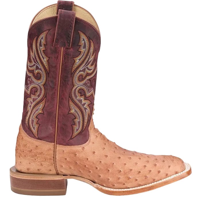 JUSTIN Boots Justin Men's Cognac Vintage Moseley Full Quill Ostrich Exotic Boots JE5170
