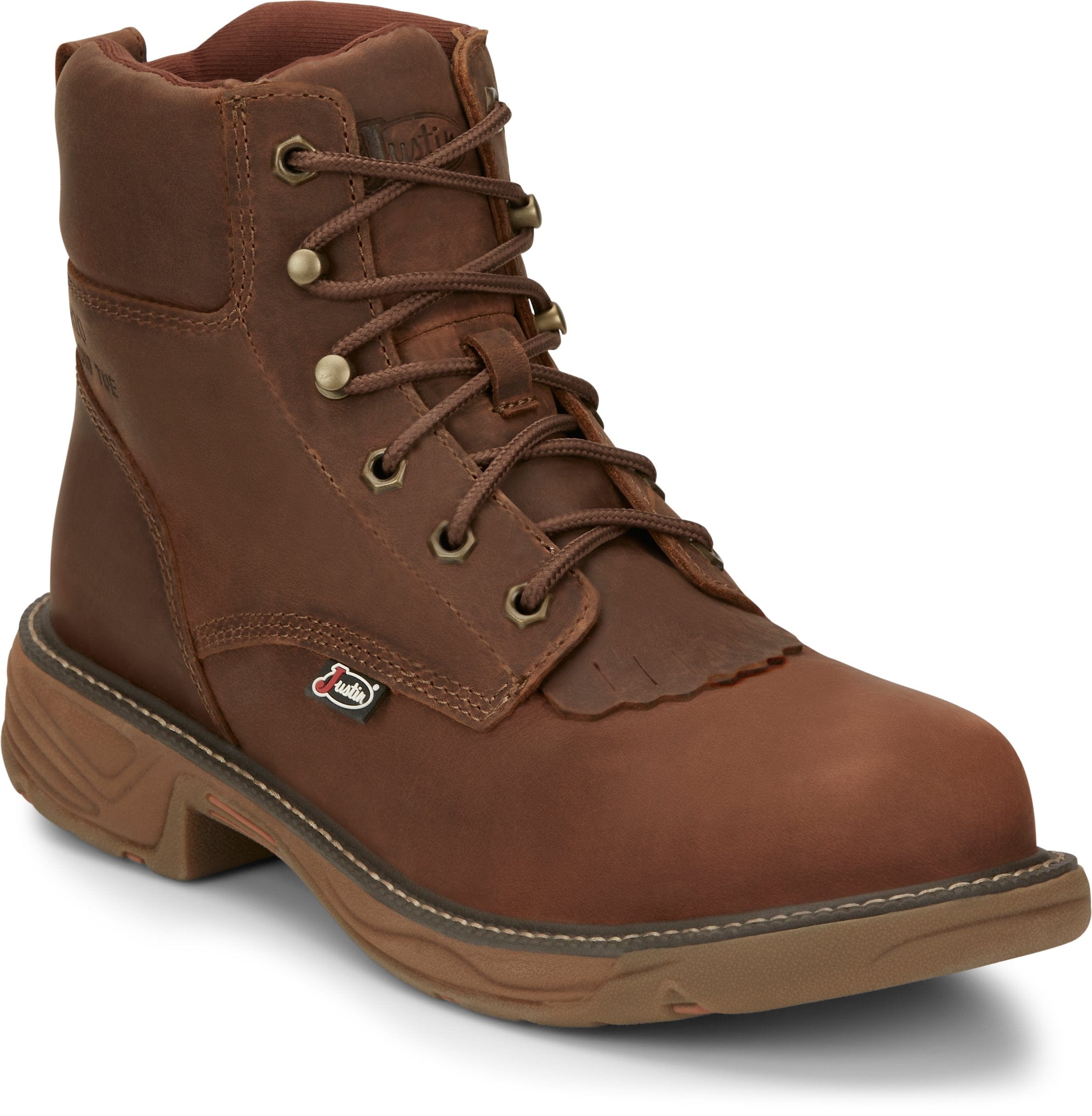 Justin Work Boots Justin Stampede Rush Waterproof Nano Composite Toe Lacer Men's Work Boot - SE466