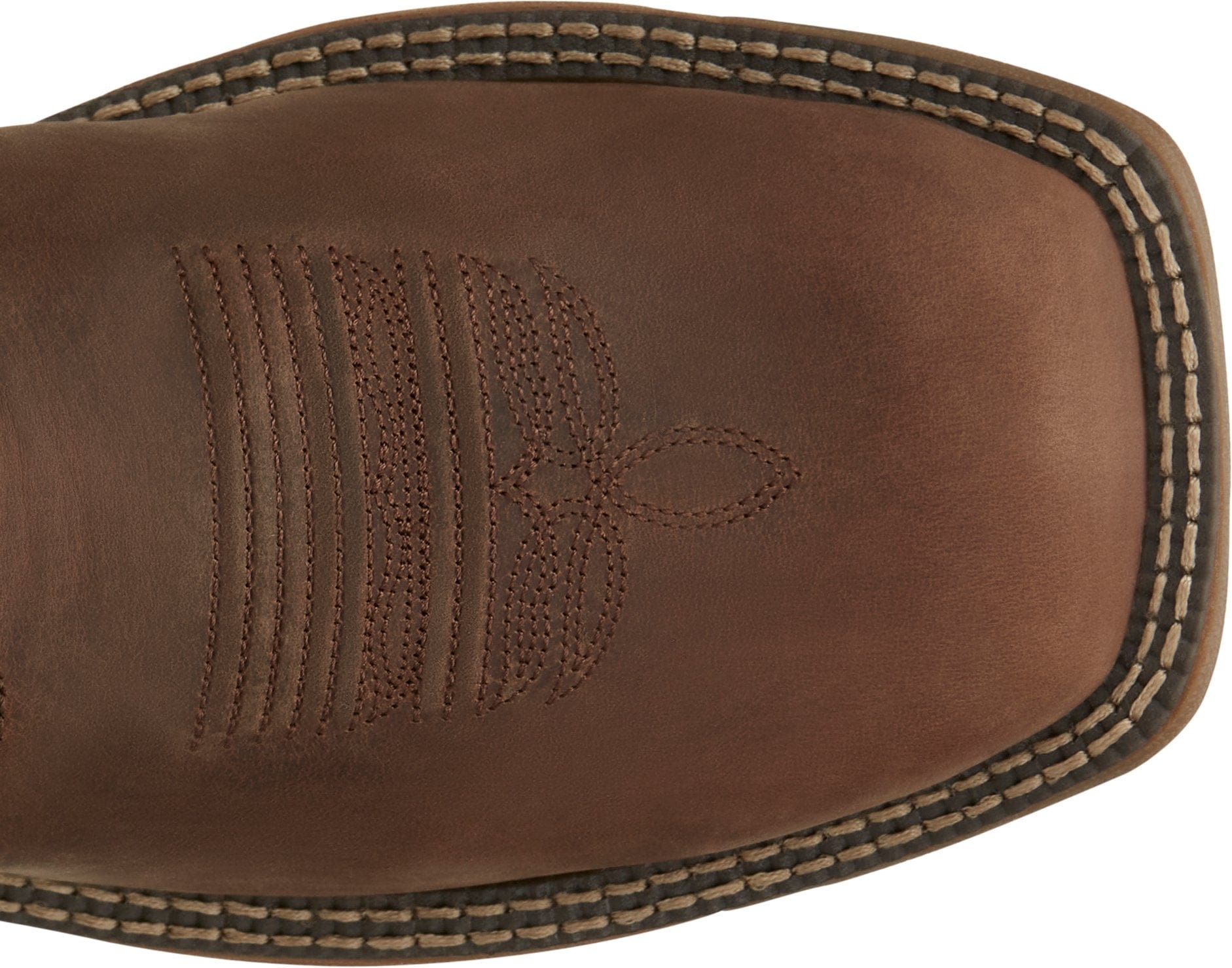 Justin Work Boots Justin Women's Stampede Rush Brunette Brown Waterproof Square Non-Safety Toe Work Boot -SE4355