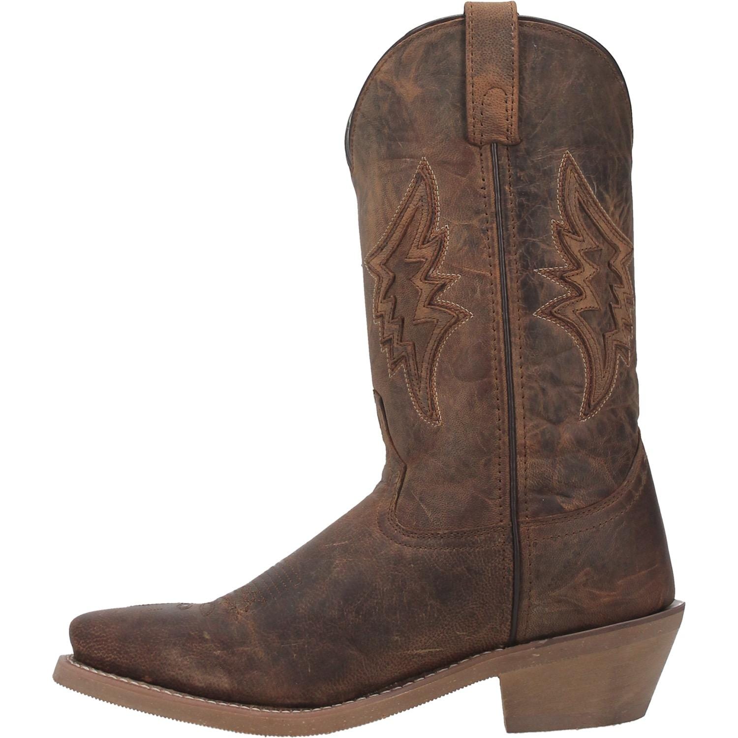 LAREDO Boots Laredo Men's Nico Taupe Leather Cowboy Boots 68398
