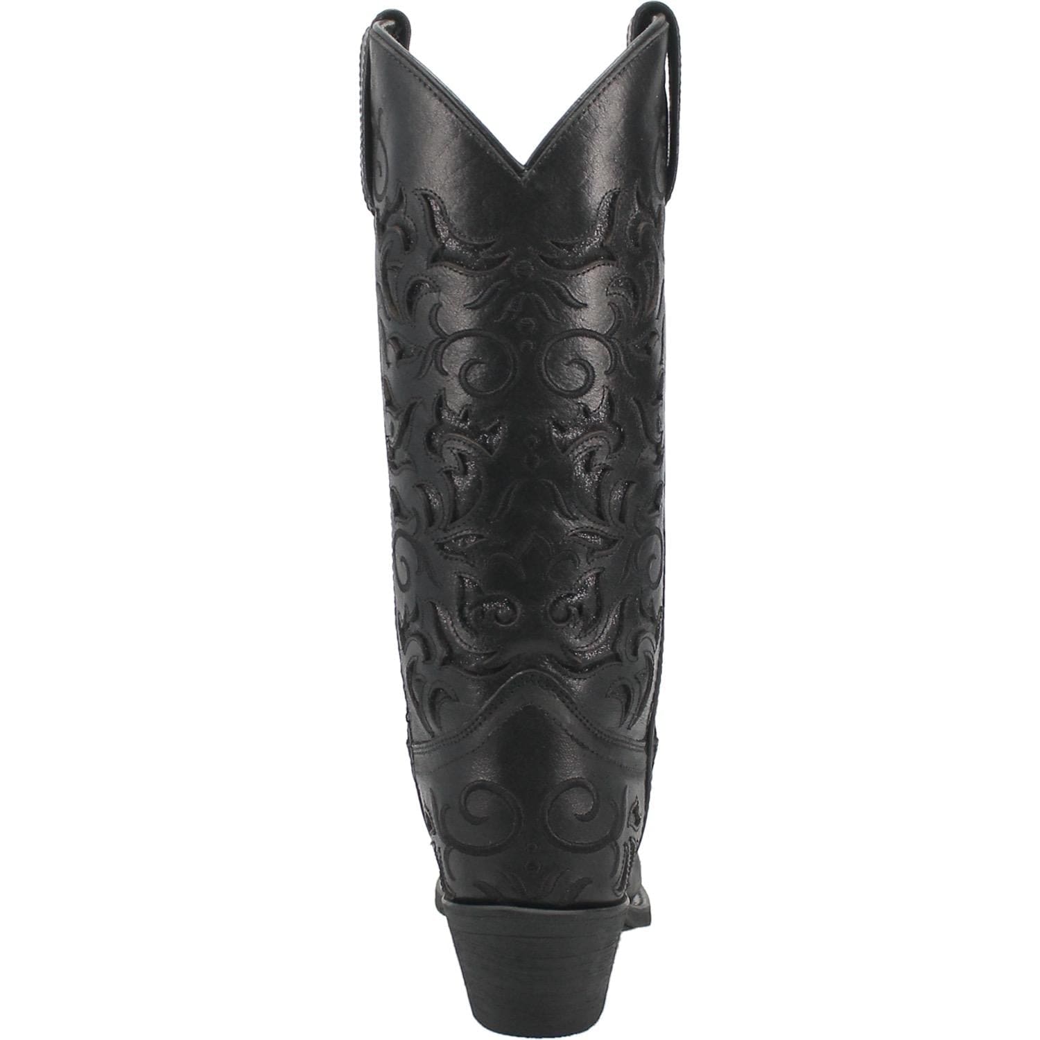 LAREDO Boots Laredo Women's Night Sky Black Leather Cowgirl Boots 52450