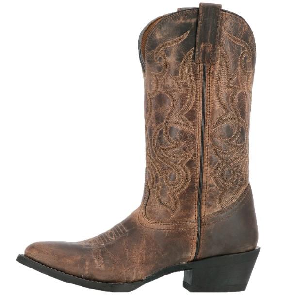 LAREDO Boots Laredo Women'sMaddie Distressed Tan Leather Cowgirl Boots 51112