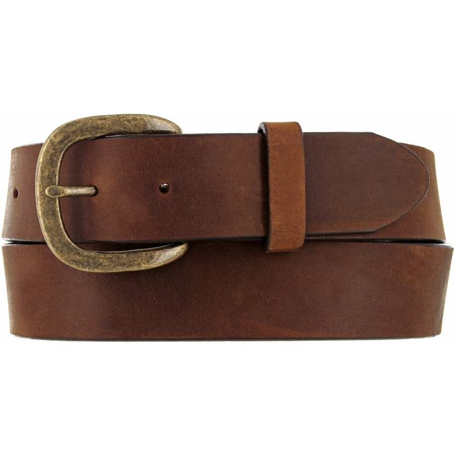M&F WESTERN Belt Justin Men's Brown Leather Belt 232BD