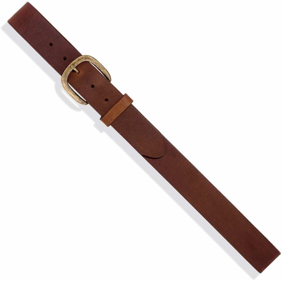M&F WESTERN Belt Justin Men's Brown Leather Belt 232BD