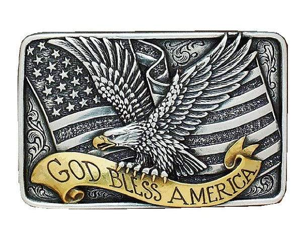 M&F WESTERN Buckle Nocona Men's American Eagle Buckle 37015
