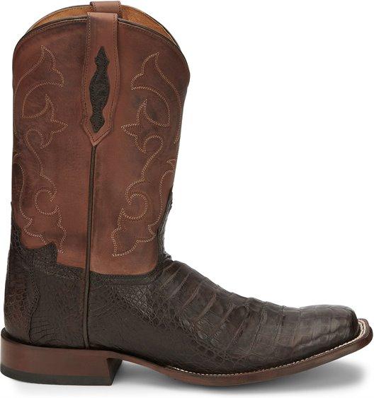 TONY LAMA Boots Tony Lama Men's 1911 Canyon Brown Caiman Belly Cowboy Boots TL5251