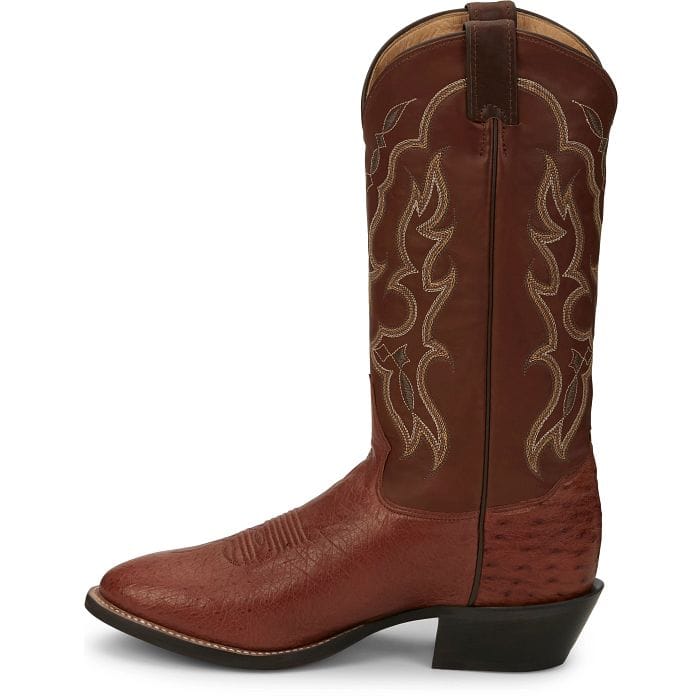 TONY LAMA Boots Tony Lama Men's Brandy Tiberius Smooth Ostrich Exotic Boots O6081