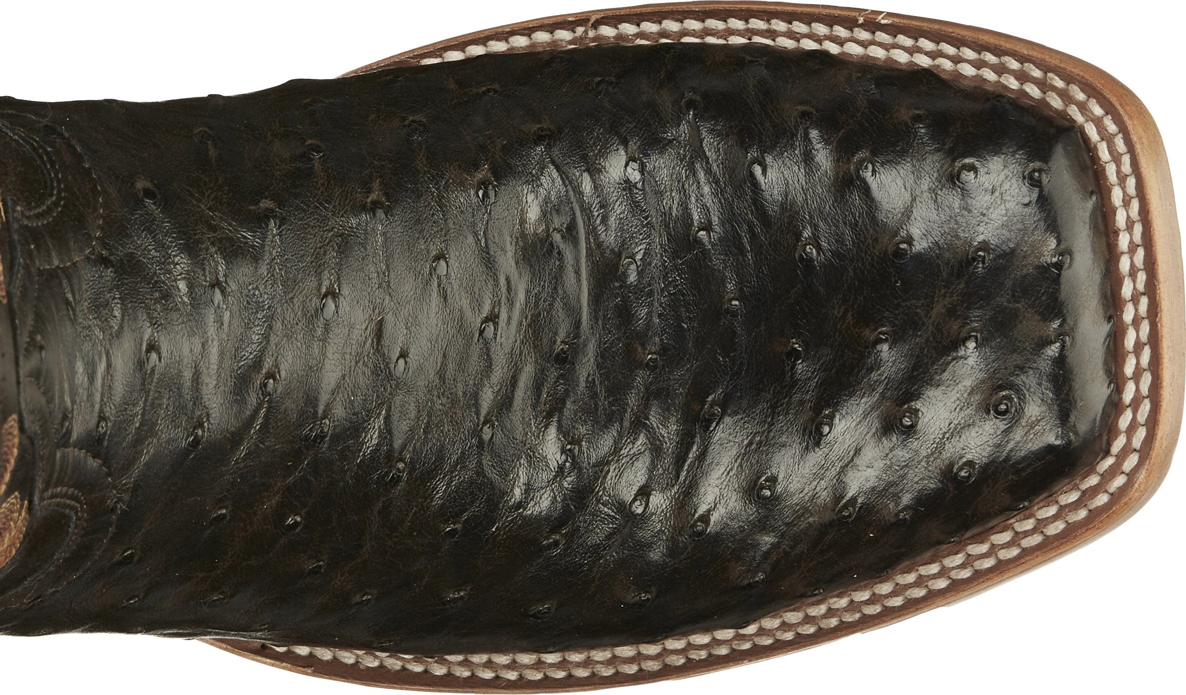 TONY LAMA Boots Tony Lama Men's Quaid Full Quill Brown Square Toe Western Boot - TL5354