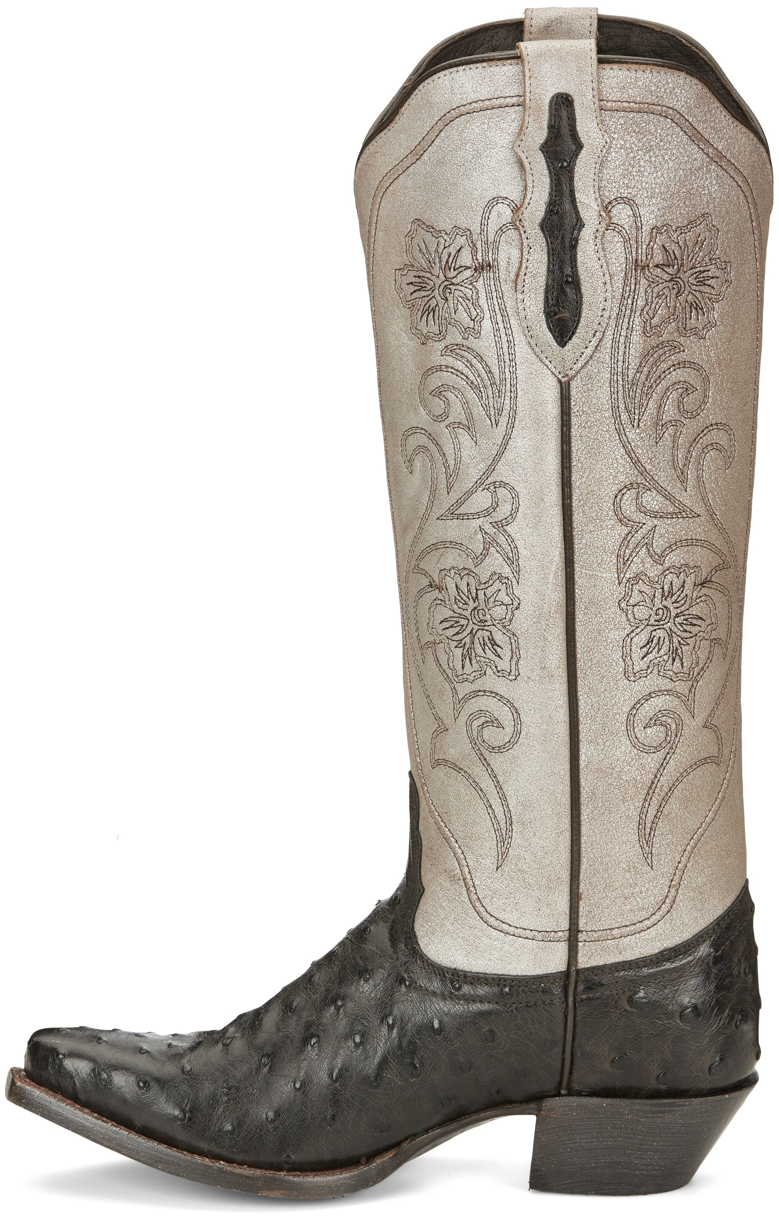 TONY LAMA Boots Tony Lama Women's Vaqueras Ines Full Quill Ostrich Mink Boot - VF3055