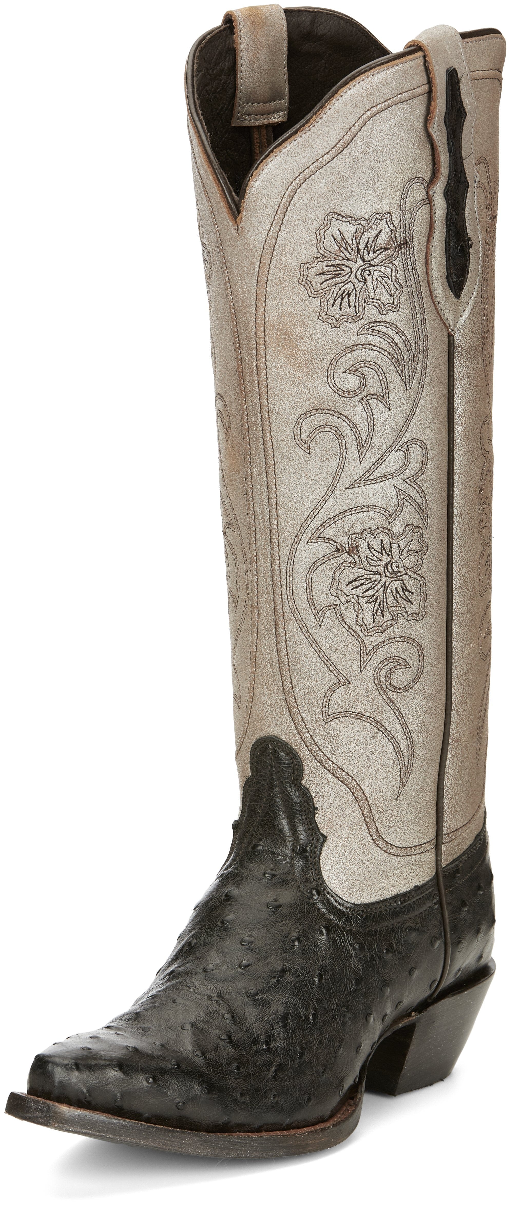 TONY LAMA Boots Tony Lama Women's Vaqueras Ines Full Quill Ostrich Mink Boot - VF3055