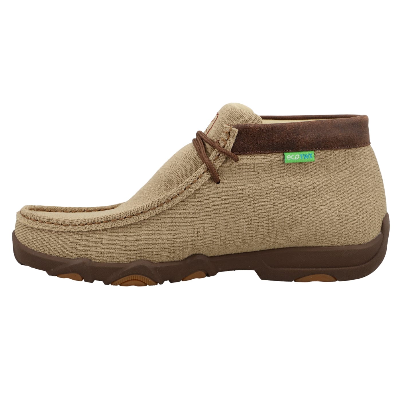 TWISTED X BOOTS Boots Twisted X Khaki & Brown Ultralite Chukka Driving Moc MDMU001