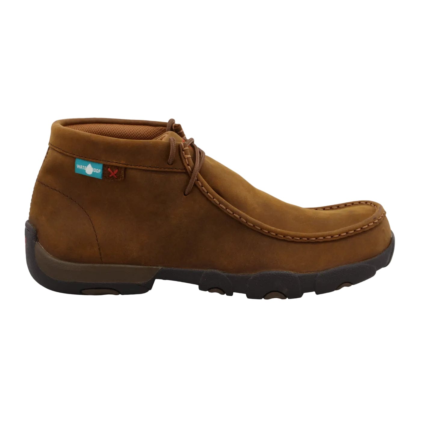 TWISTED X BOOTS Boots Twisted X Men's Distressed Saddle Waterproof Work Chukka Driving Moc MDMW001