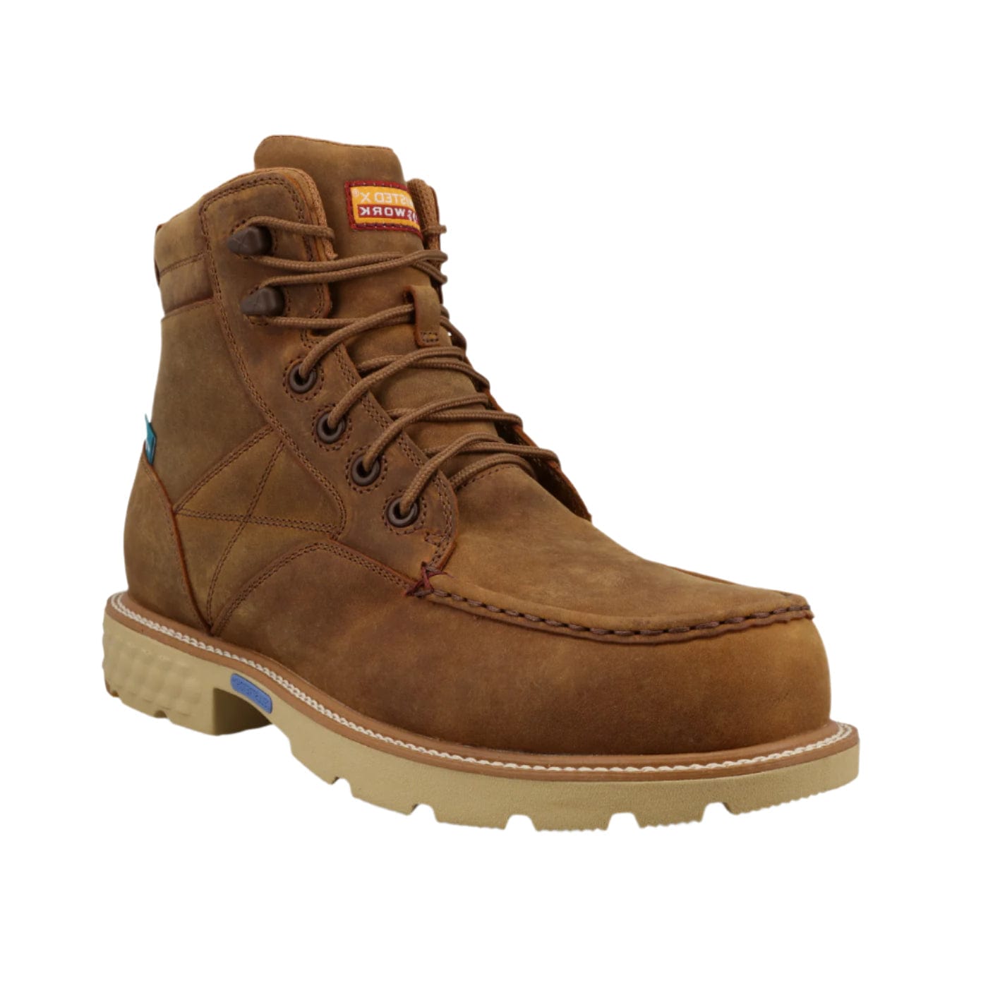 TWISTED X BOOTS Boots Twisted X Men's Golden Tan 6" Work Boots MXCNW08