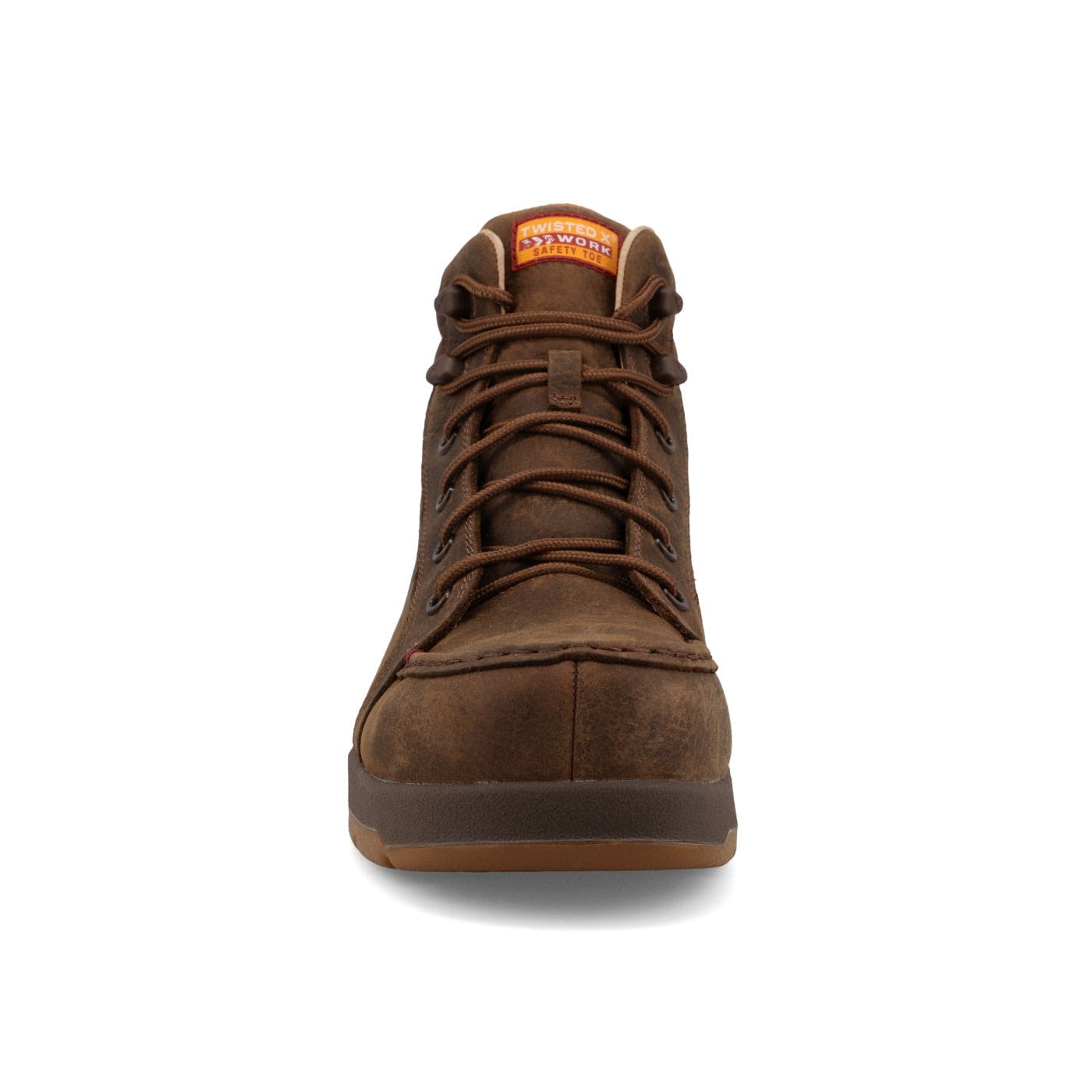 TWISTED X BOOTS Boots Twisted X Men's Oak Brown 6" Waterproof Nano Toe Work Boot MWPNW02