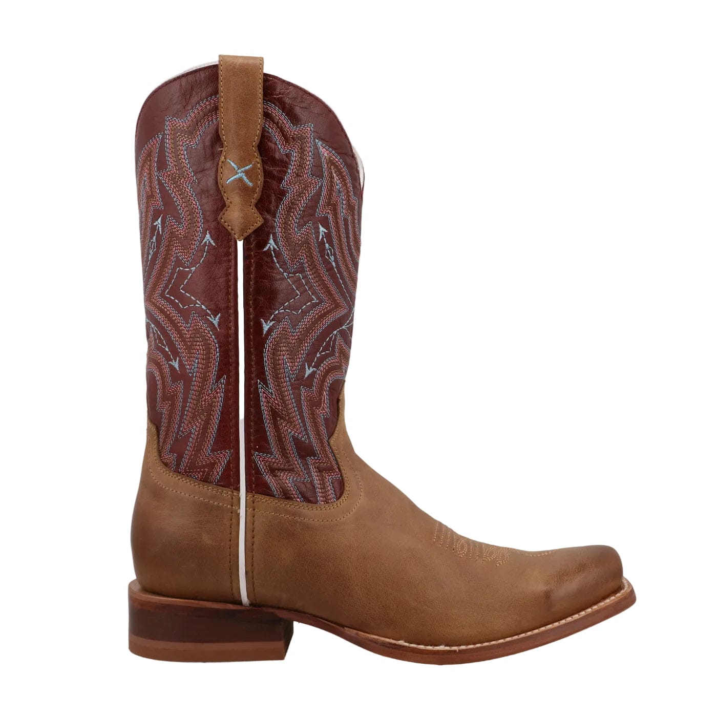 TWISTED X BOOTS Boots Twisted X Women's Peanut & Oxblood Rancher Western Boot WRAL025