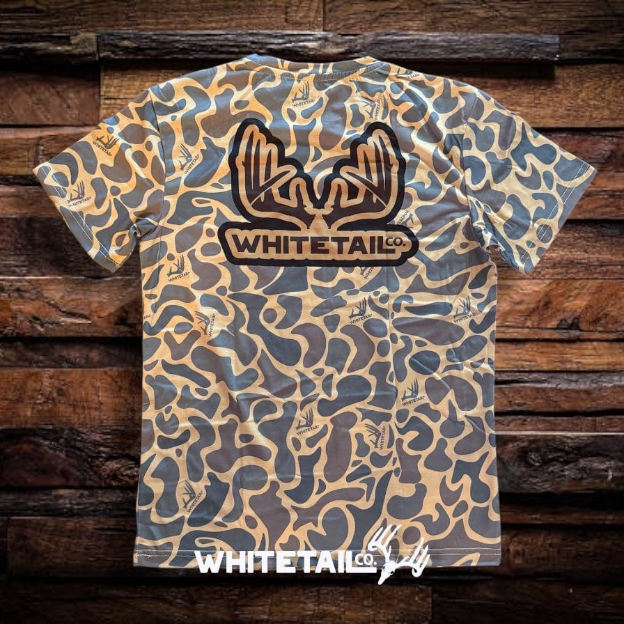 Whitetail Company Shirts Whitetail Co. Old Duck Camo Faded Pocket Tee
