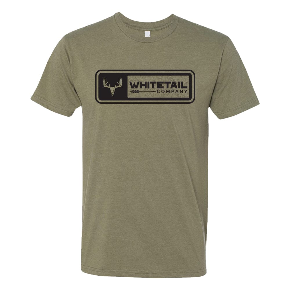 Whitetail Company Shirts Whitetail Co. Topo Tee Light Olive