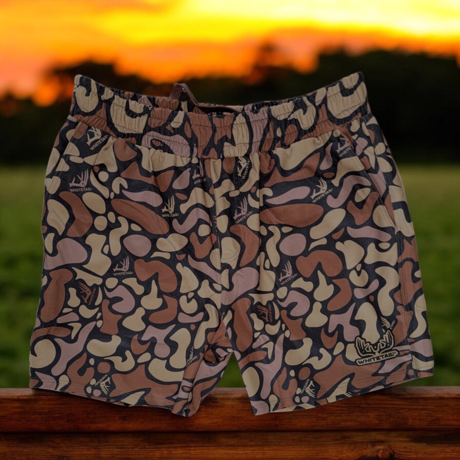 Whitetail Company Shorts Whitetail Co. Hunt Camp Shorts Faded Old Dark Camo