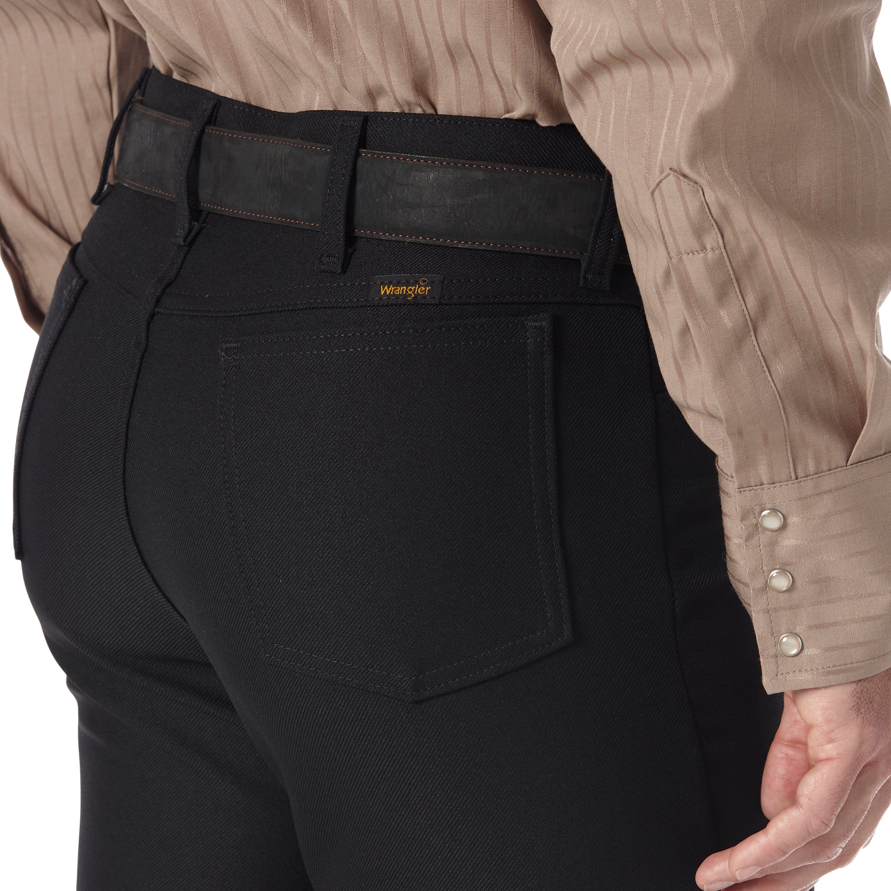 WRANGLER JEANS Jeans Wrangler Men's Wrancher® Black Dress Jeans 00082BK