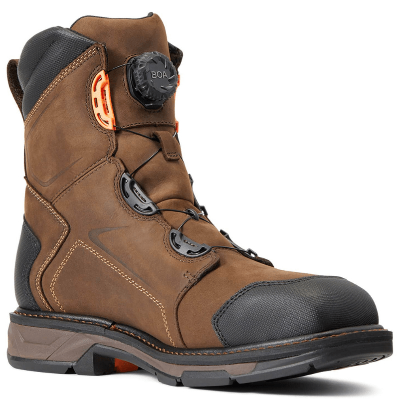 ARIAT INTERNATIONAL, INC. Boots Ariat Men's Workhog XT 8" BOA® Chocolate Brown Waterproof Carbon Toe Work Boots 10038922