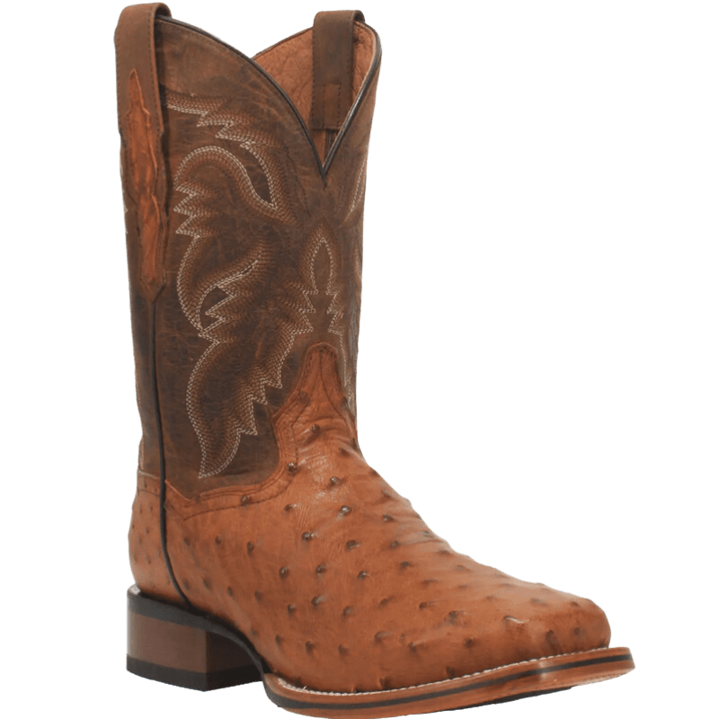 Dan Post Boots Dan Post Men's Alamosa Bay Apache Full Quill Ostrich Exotic Boots DP4874