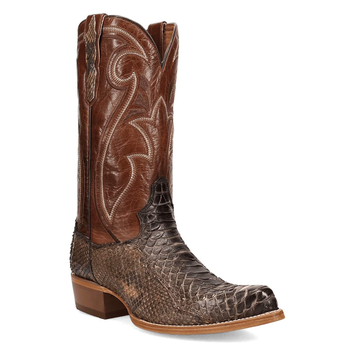 DAN POST Boots Dan Post Men's Bay Apache Stryke Python Western Exotic Boot DP7131
