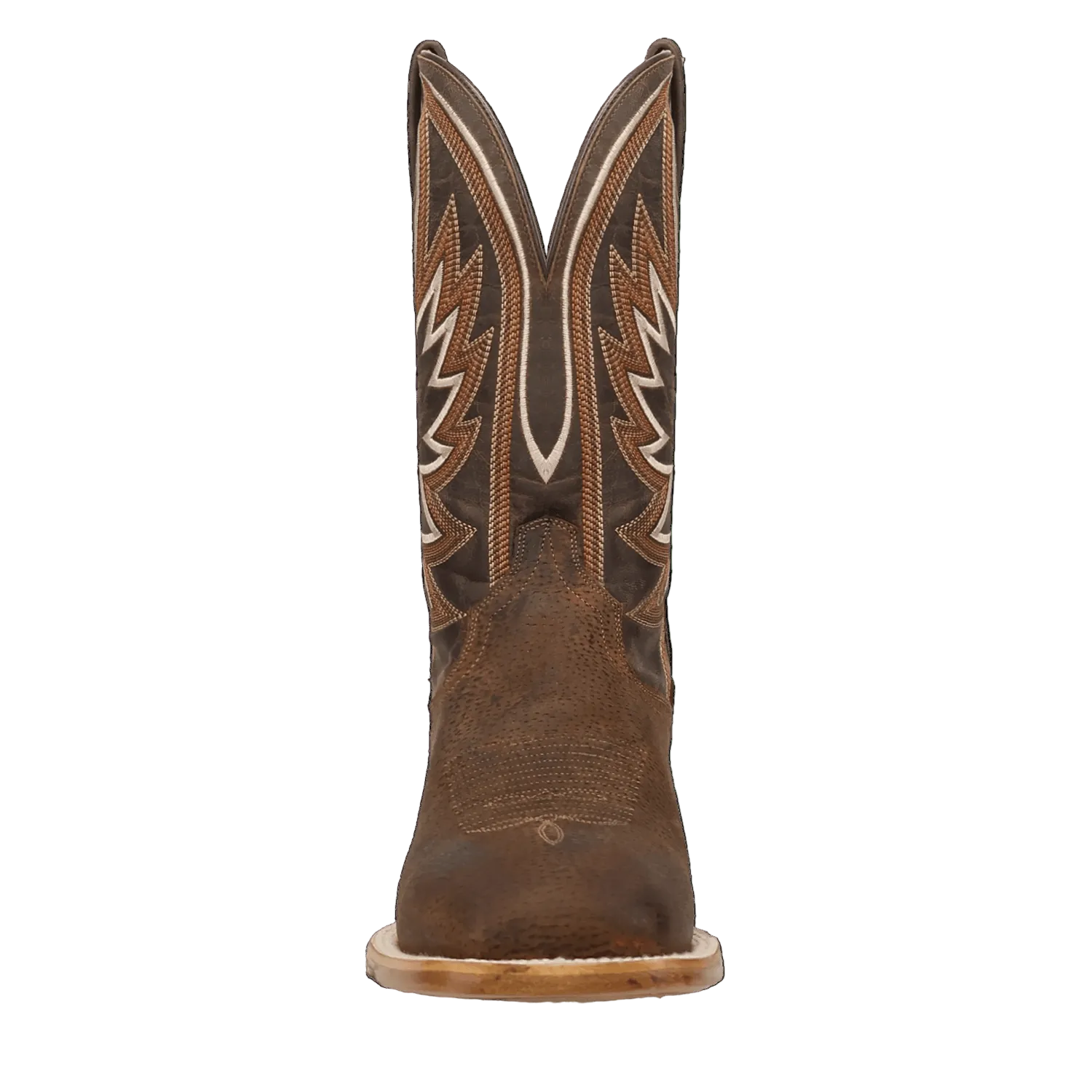 DAN POST Boots Dan Post Men's Rust Brown Boar's Run Western Exotic Boots DP5242