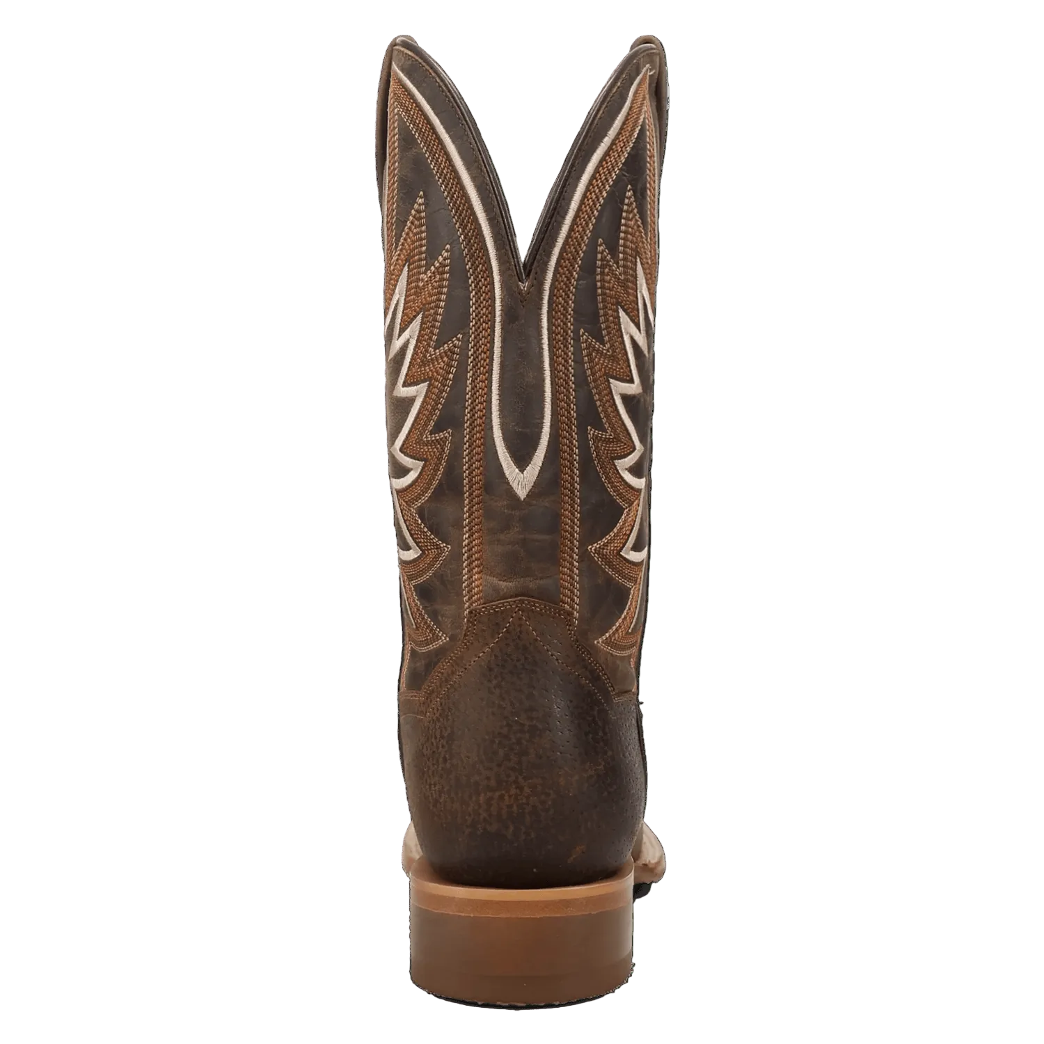 DAN POST Boots Dan Post Men's Rust Brown Boar's Run Western Exotic Boots DP5242