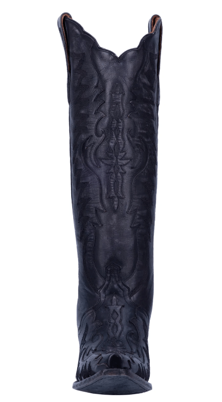 Dan Post Boots Dan Post Women's Hallie Black Distressed Leather Western Boots DP4027