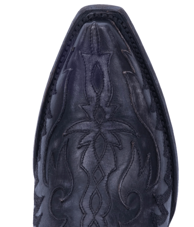 Dan Post Boots Dan Post Women's Hallie Black Distressed Leather Western Boots DP4027